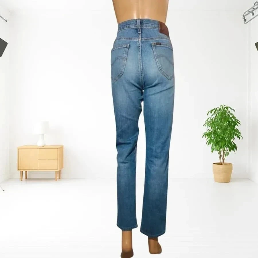 Lee premium model slim taper hoge taille medium, uitrekbaar – photo 3